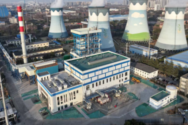 中国能建总承包建设的梅钢煤气资源综合利用发电项目投运